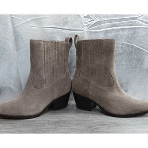 Lauren Ralph Lauren Women's Racquel Bootie - Truffle/Grey 8B